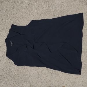 Navy blue blouse sleeveless